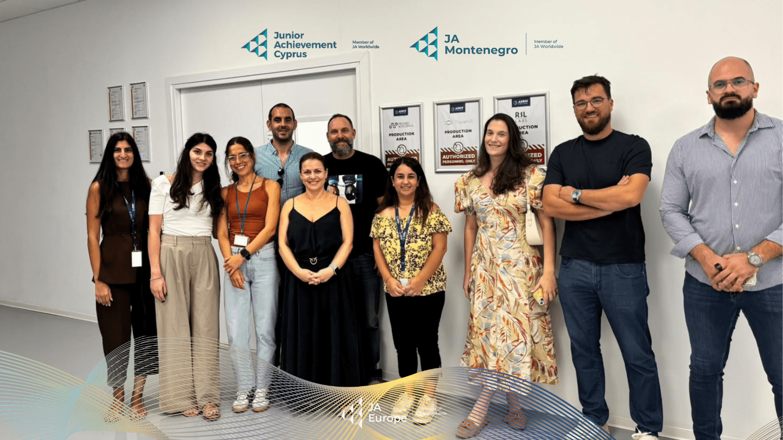 JA Montenegro and JA Cyprus staff exchange in Cyprus