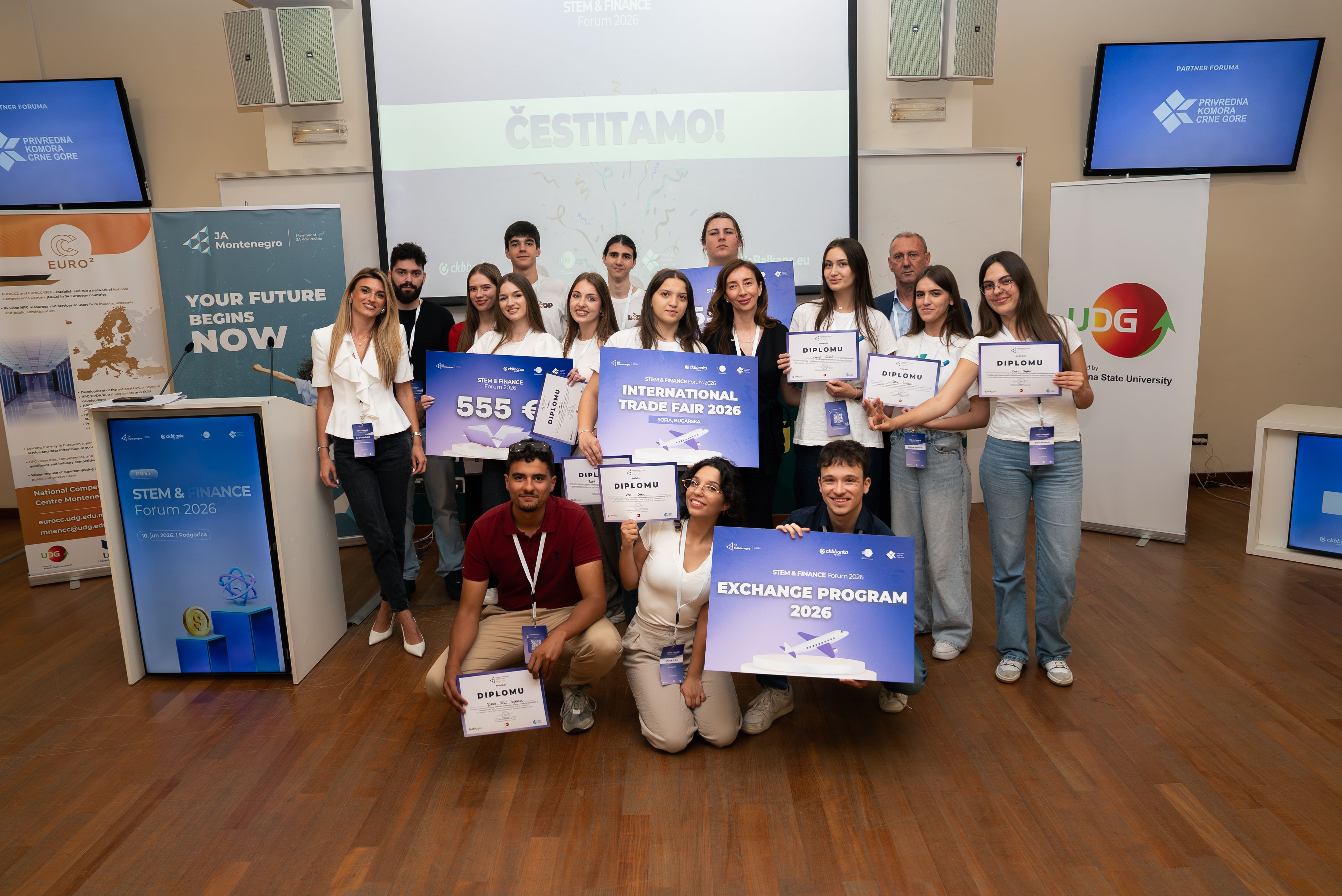 Pobjednici Montenegro STEM & Finance Foruma 2026