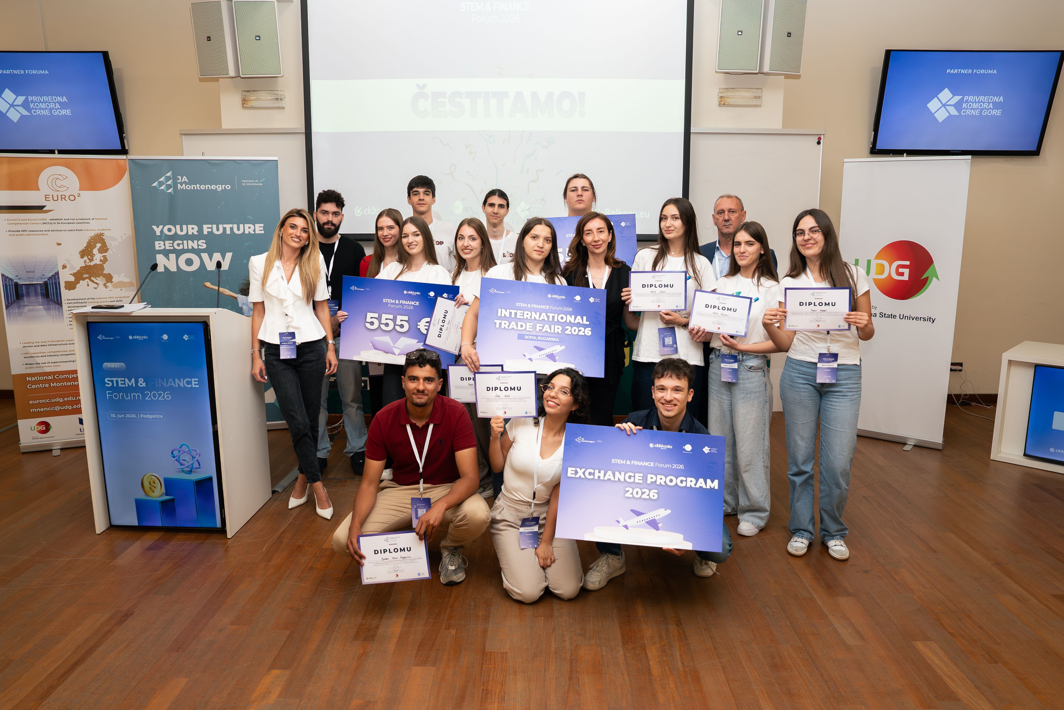 Pobjednici Montenegro STEM & Finance Foruma 2026