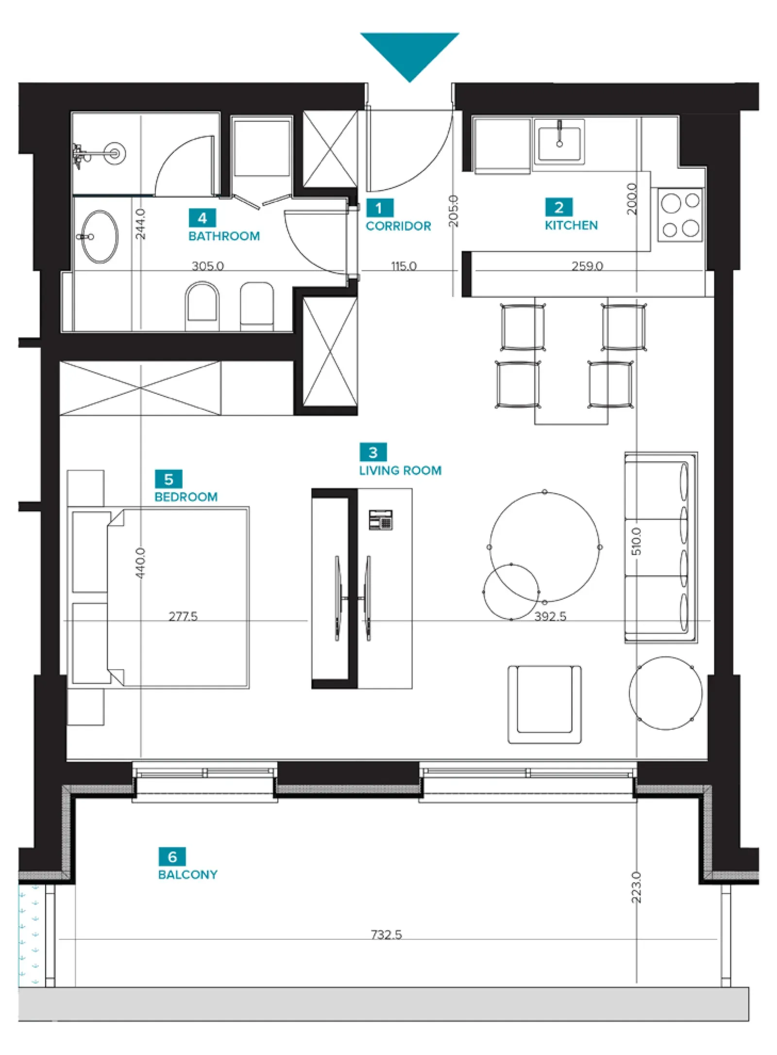 Studio Apartment G32