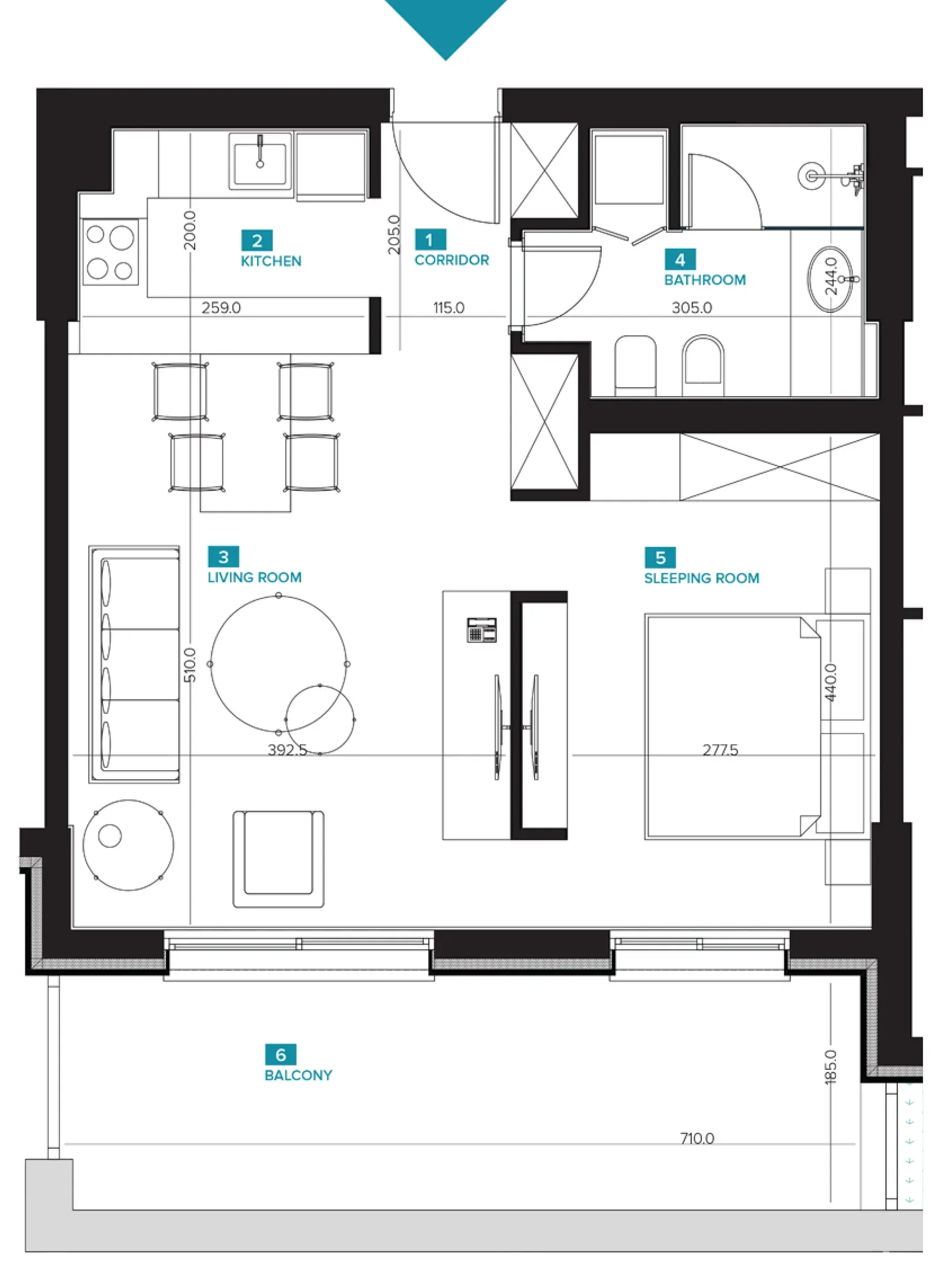 Studio Apartment G32
