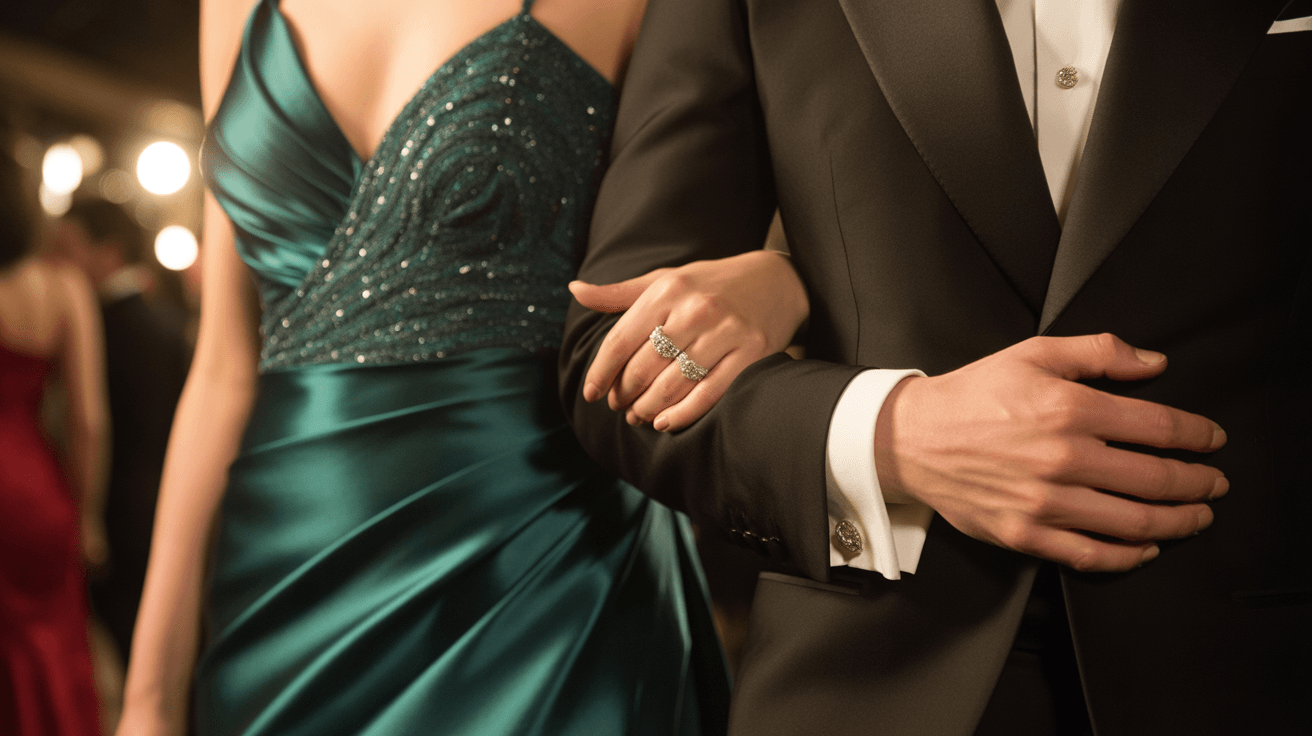close-up-of-elegant-gowns-and-tuxedos
