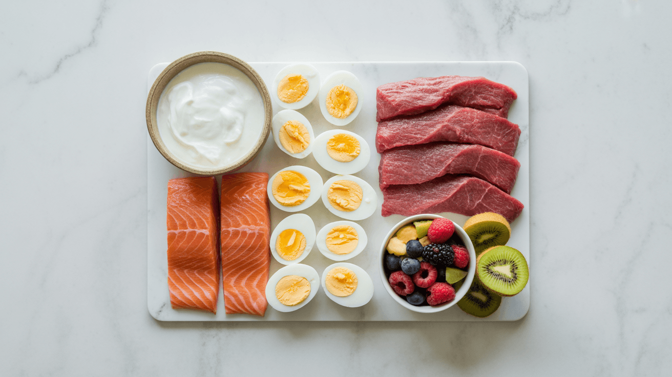 health-food-flat-lay