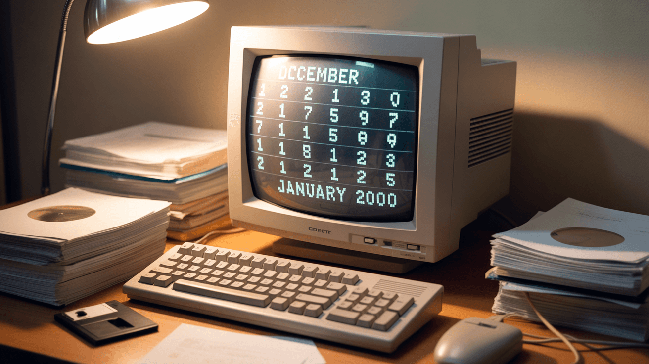 late-1990s-office-desk-with-a-bulky-CRT-monitor