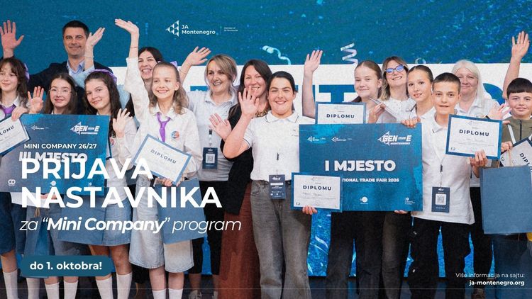 Konkurs za nastavnike osnovnih škola – Mini Company 2026/27
