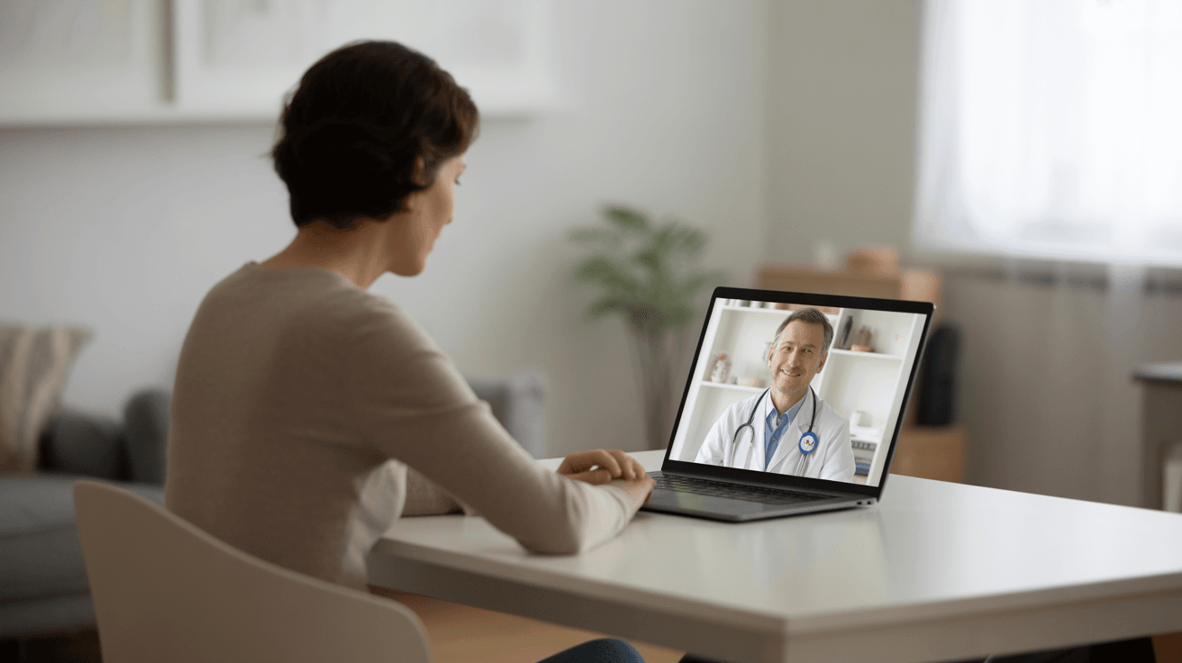 person-having-telemedicine-video-appointment-on-a-laptop