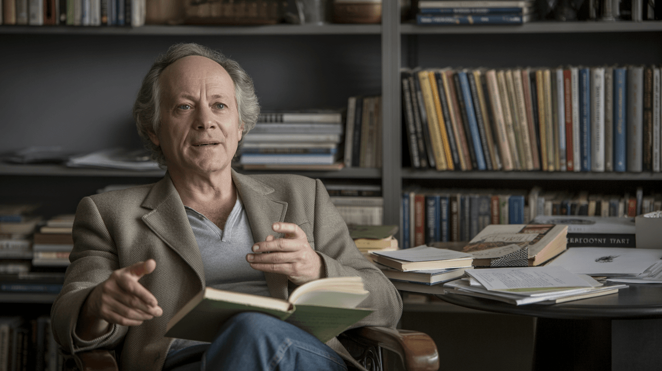 portrait-of-a-well-known-nonfiction-author-in-a-studio