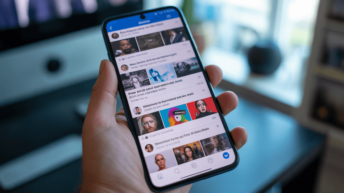 smartphone-screen-showing-a-social-media-feed