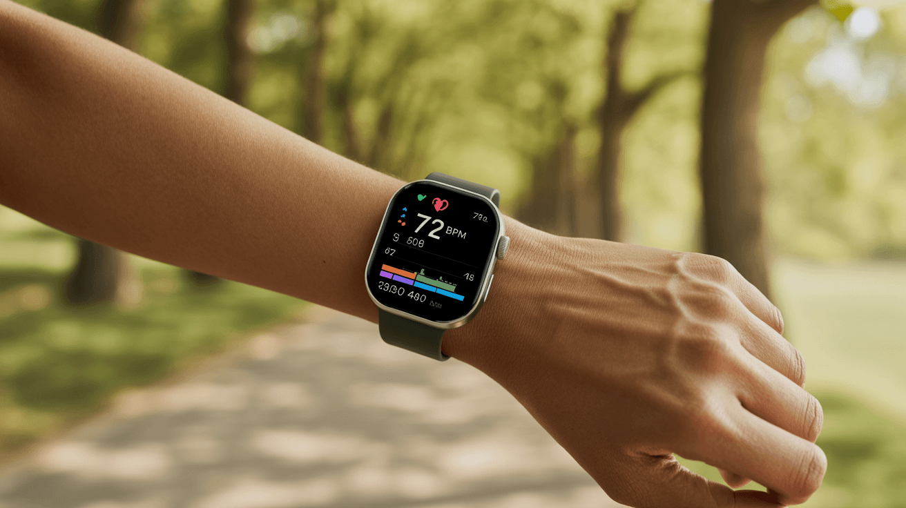 smartwatch-showing-heart-rate-and-sleepdata